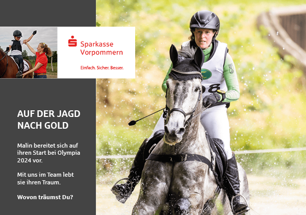 Malin Hansen-Hotopp Reiten Pferd Sport Sparkasse Vorpommern